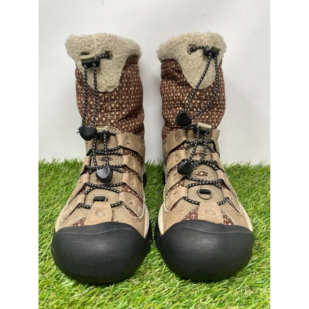 Keen Boots Womens Size 6 Brown Winterport II Dry Warm Waterproof Insulated
